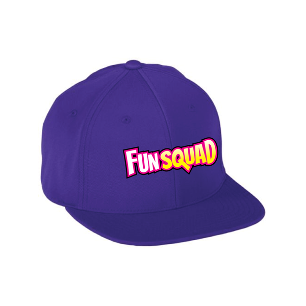 ★FUNFROMFUN★ Rosy flat brim cap FlatBillCap-FunSquadPink-