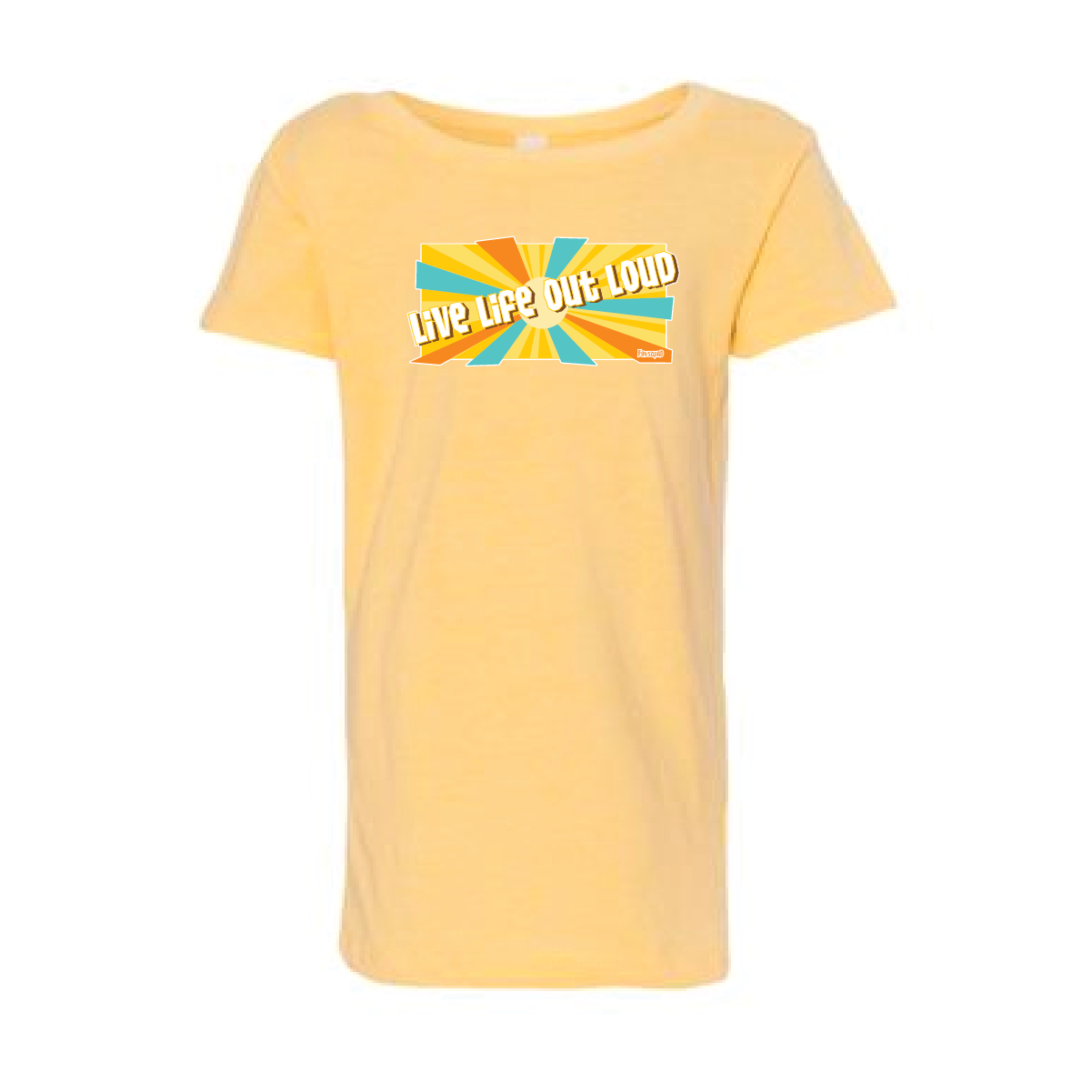 T-shirt Girls - Live Life Out Loud