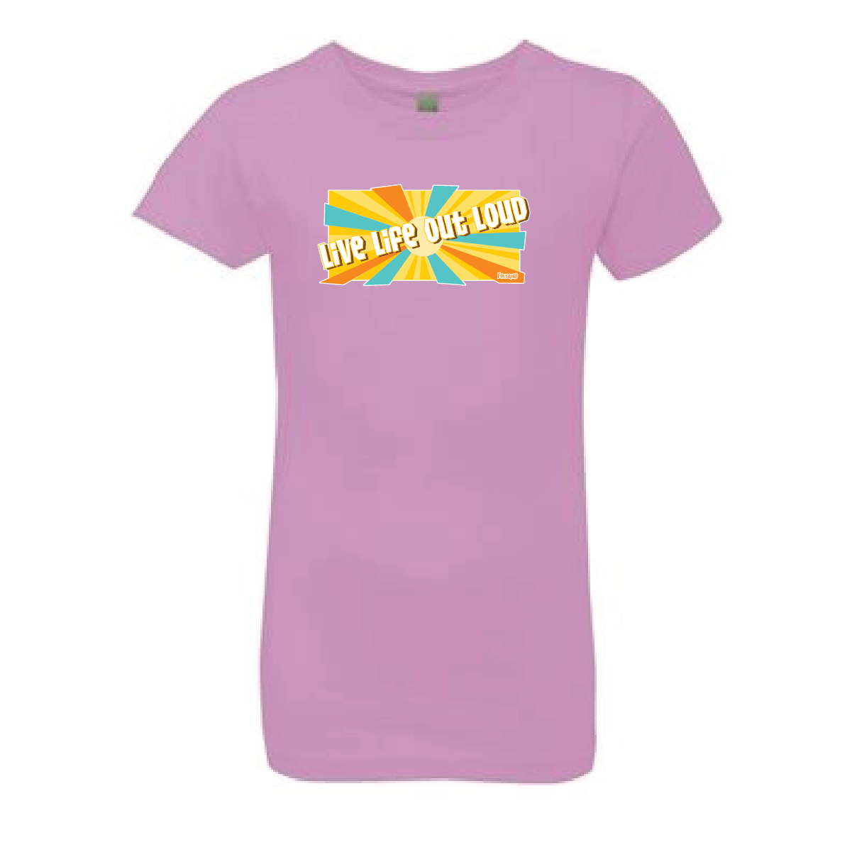 T-shirt Girls - Live Life Out Loud