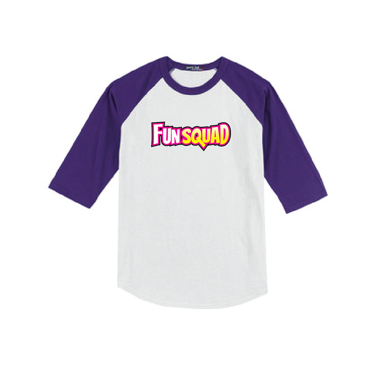 T-shirt Raglan - Fun Squad Pink