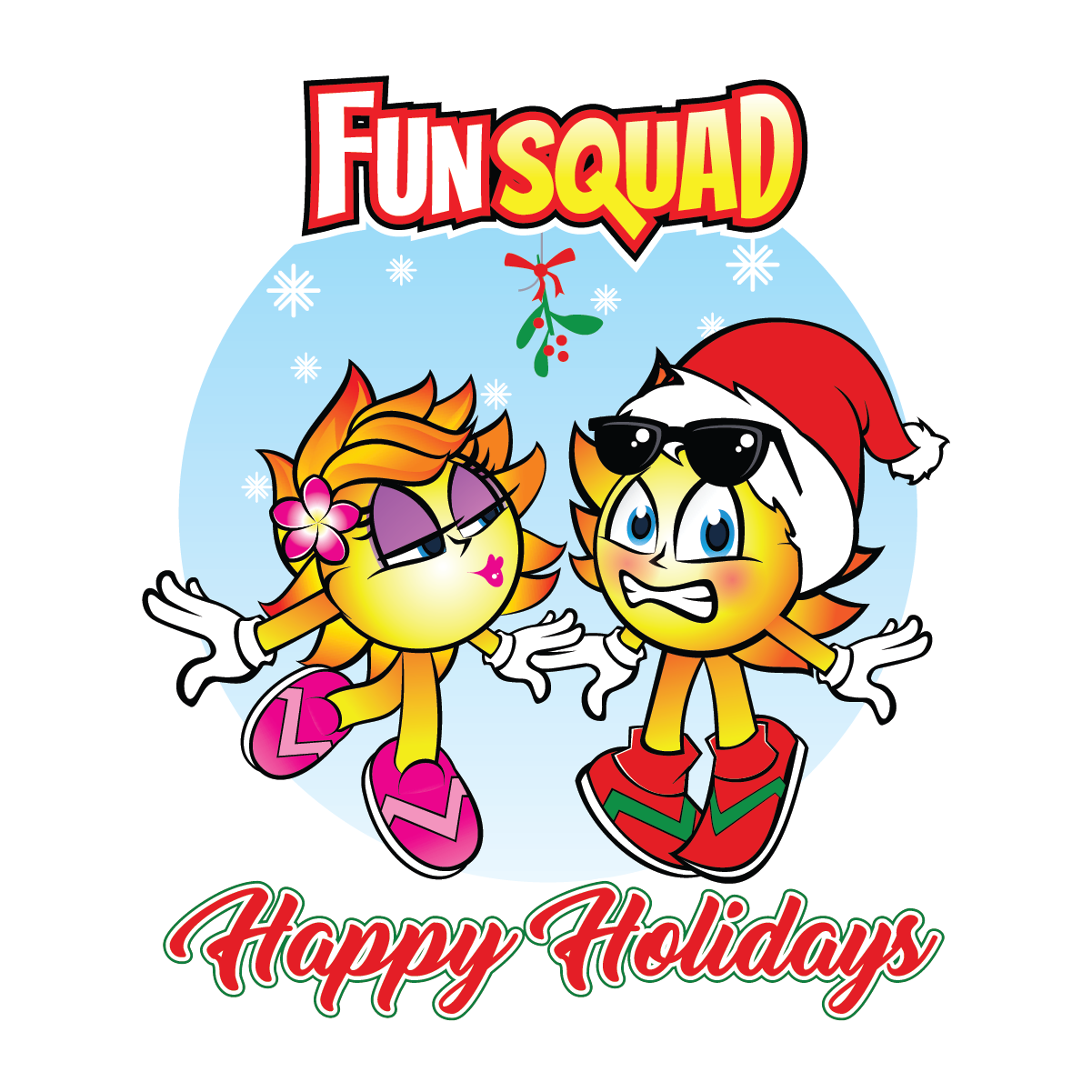 Fun Squad - Christmas Raglan Tees
