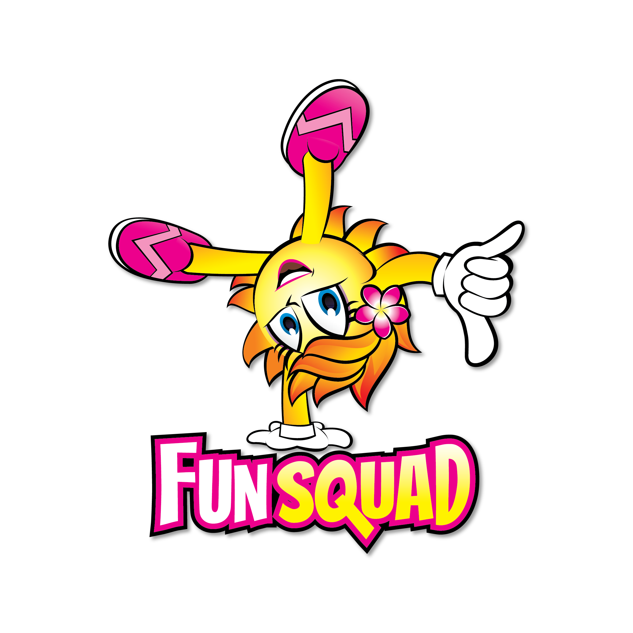 3 Graphic Stickers – FunSquadMerch