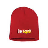 Classic Short Beanie-Fun Squad Logo Red