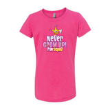 T-shirt Girls - Never Grow Up Sunny Girl