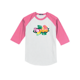 T-shirt Raglan - Island Flowers