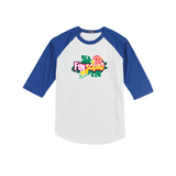 T-shirt Raglan - Island Flowers