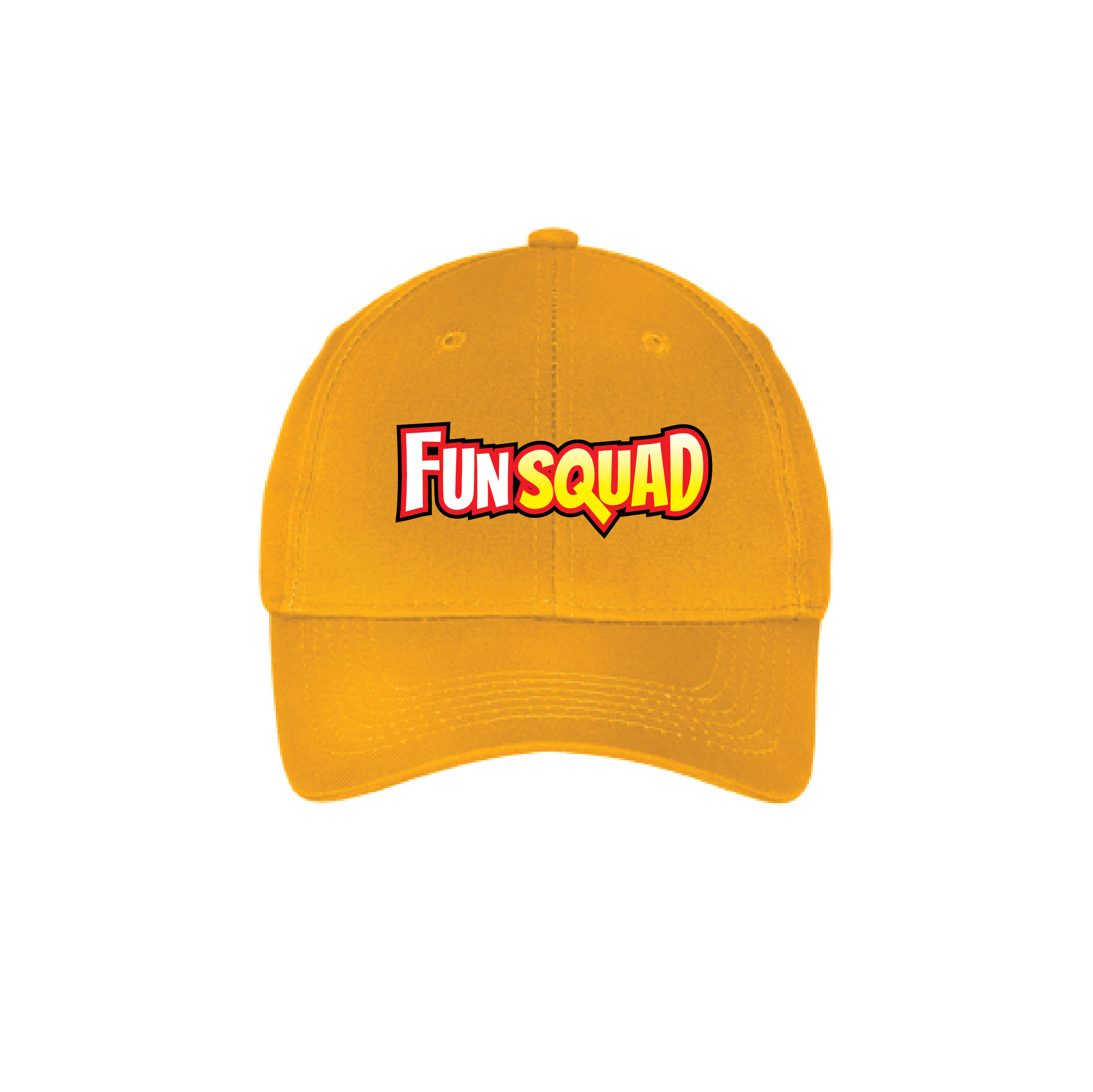 Hat Curved Brim - Fun Squad Red
