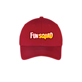 Hat Curved Brim - Fun Squad Red